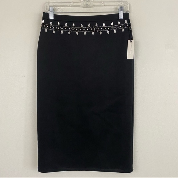 NWT LOVERS + FRIENDS black diamond waist skirt - Picture 2 of 5
